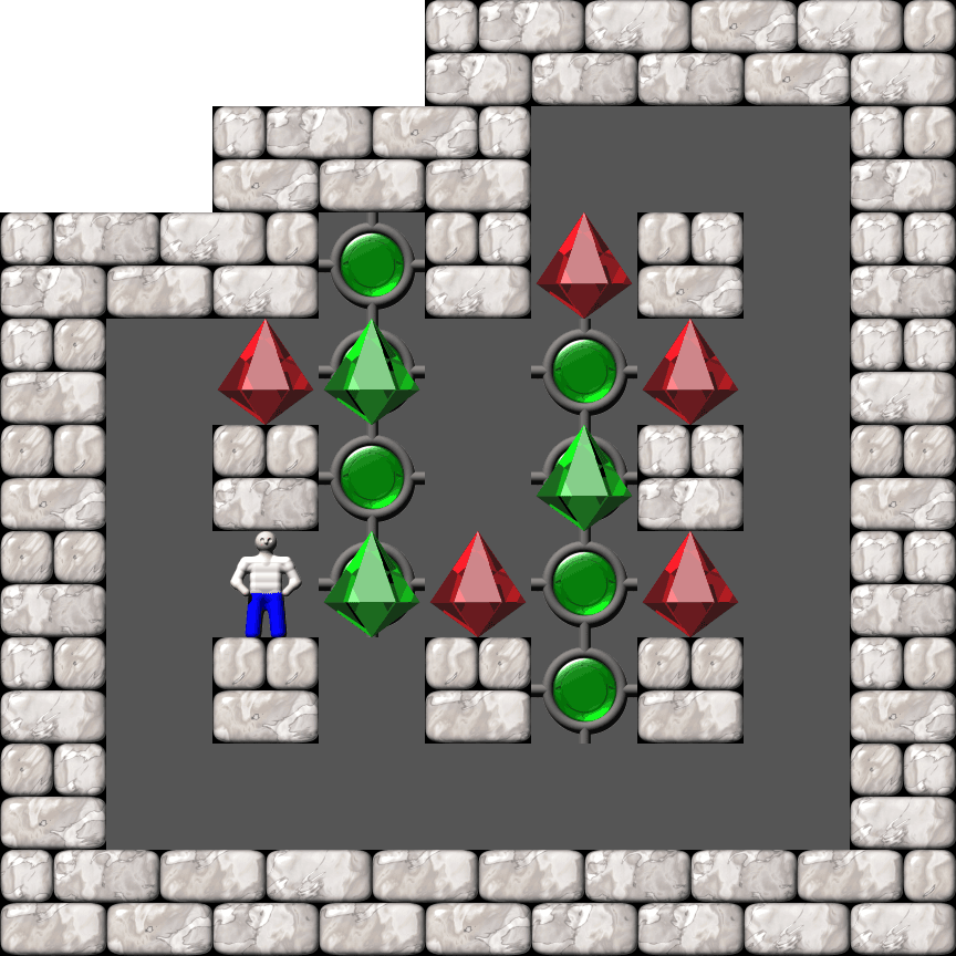 Sokoban Kevin 17 level 100